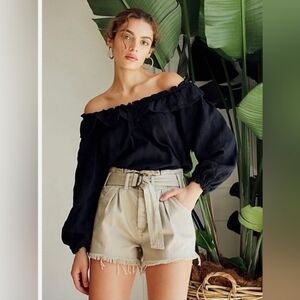 NEW $98 Free People See You Sometime Cut Off Short